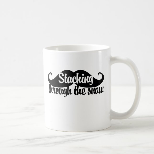 Staching through the Snow Coffee Mug (Right)