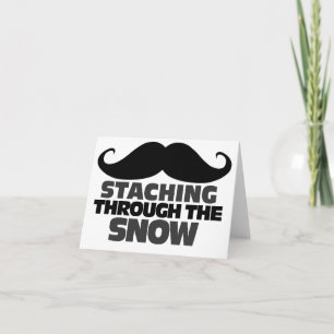 Staching through the Snow Holiday Card