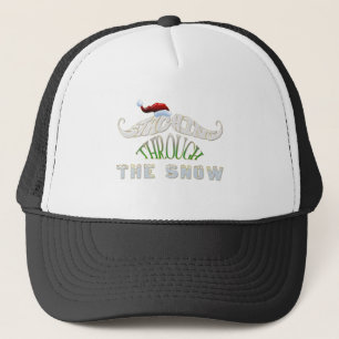 Staching Through the Snow Trucker Hat