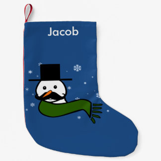 Stachy the Snowman Small Christmas Stocking