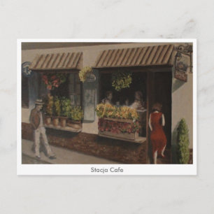 Stacja Cafe, Poznan (Poland) Postcard