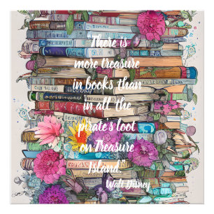 Stack of Books Books Photo Print