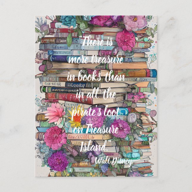 Stack of Books Books Postcard (Front)