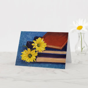 Stack of Books Card