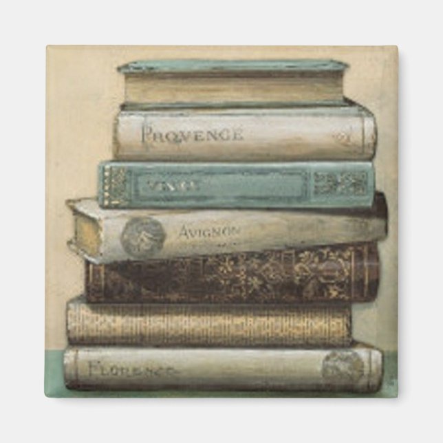 stack of books magnet (Front)