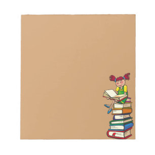 Stack of Books Notepad