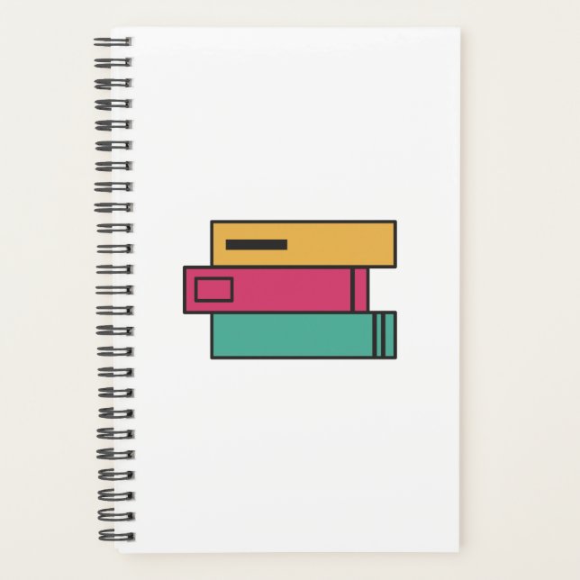 stack of books planner (Front)