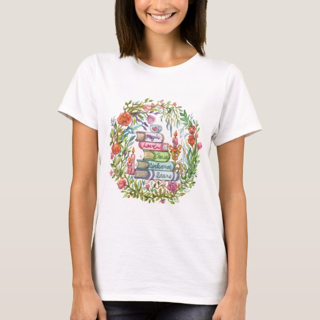 Stack of Books T-Shirt (Front)
