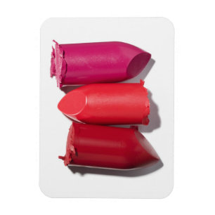 Stack of broken lipstick magnet