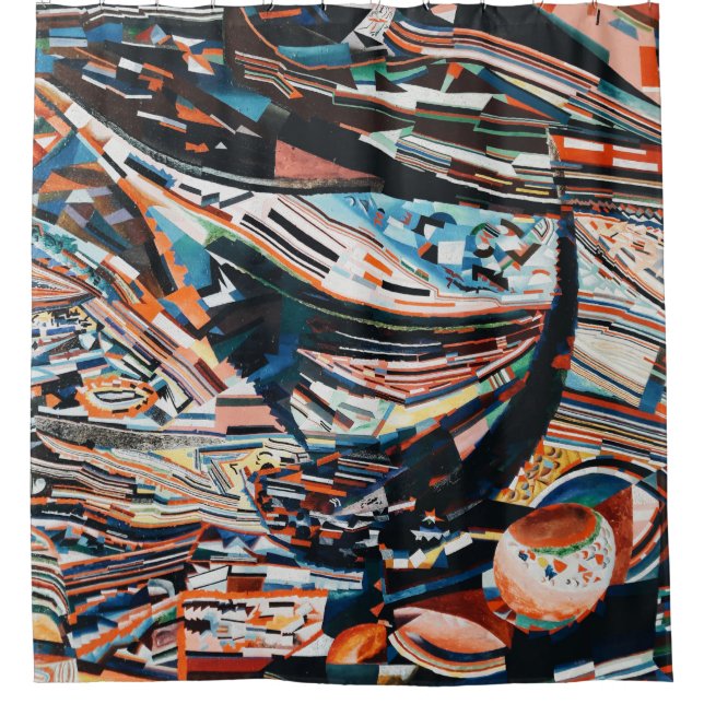 Stack of brown and blue wooden boat lot (Front)