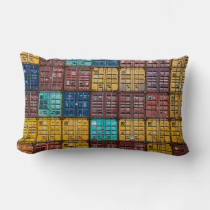 Stack of cargo trailer lumbar pillow