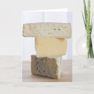 Stack of cheese card