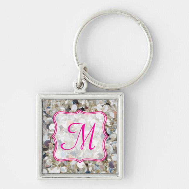 Stack of Glitter Key Chain (Front)