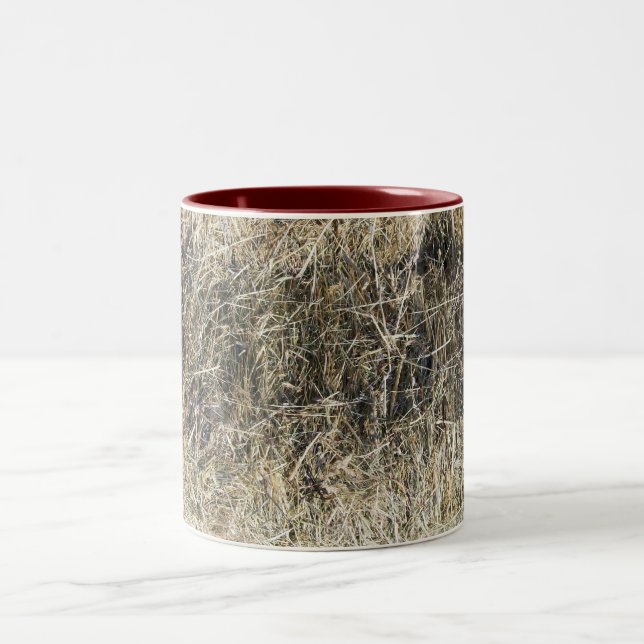 Stack of Hay Two-Tone Coffee Mug (Center)