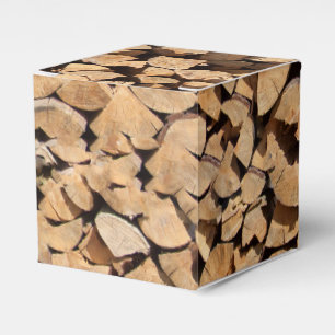 Stack Of Logs Favor Box