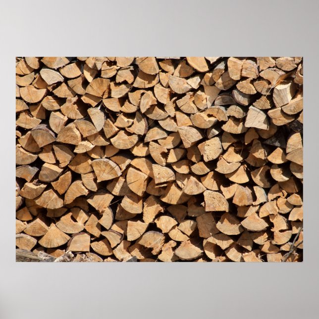Stack Of Logs Poster (Front)