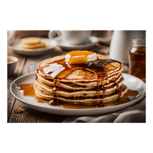 Stack Of Pancakes Poster