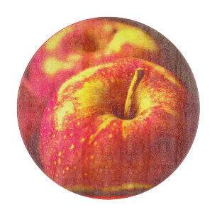 "Stack of Red Apples Fruit" Cute Photo. Buy Now Cutting Board