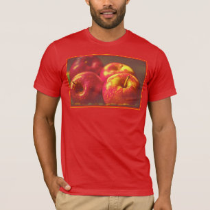 "Stack of Red Apples Fruit" Cute Photo. Buy Now T-Shirt