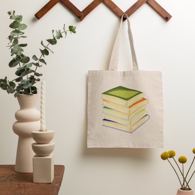 Stack Of School Books Tote Bag (Creator Uploaded)