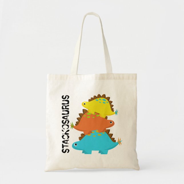 Stack of Stegosaurus Bag (Front)