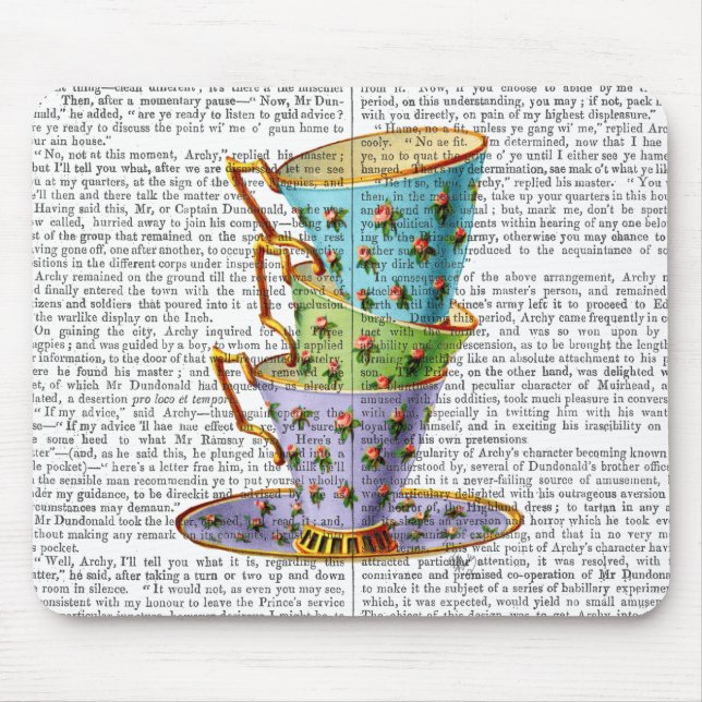 Stack Of Three Vintage Teacups Mouse Pad (Front)