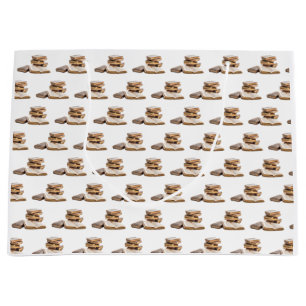 Stack of vintage books large gift bag