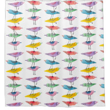 Stacked Colourful Bird