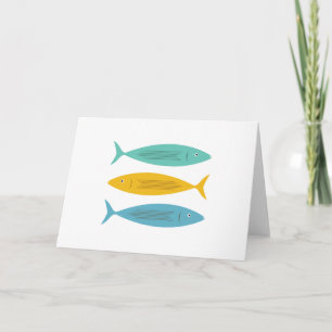 Stacked Fish Card
