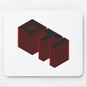 Stacked GTI Mouse Pad