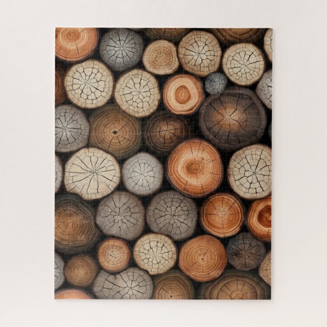 Stacked Logs Puzzle (Vertical)