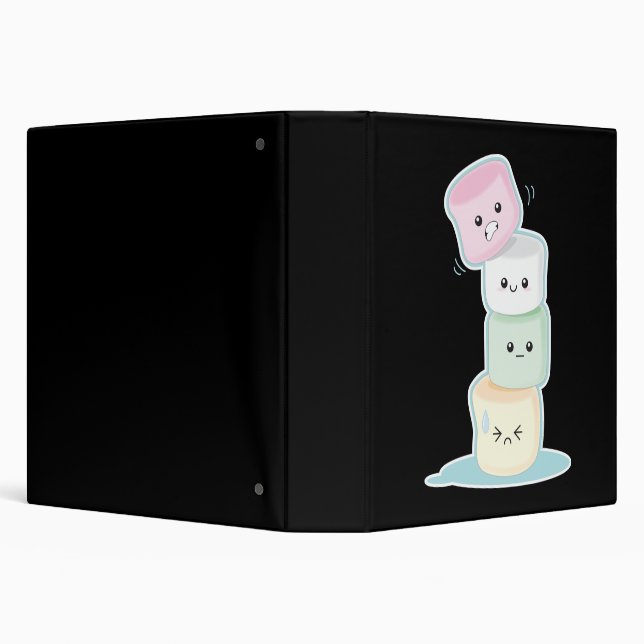 Stacked Marshmallows Binder (Background)