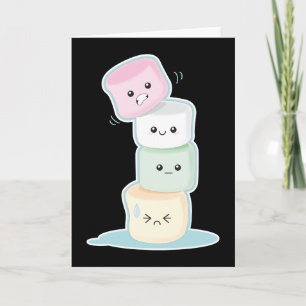 Stacked Marshmallows Card