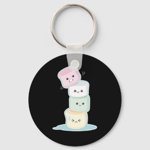 Stacked Marshmallows Keychain