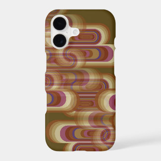 Stacked Mod Purple Retro Glow Pods Abstract Art