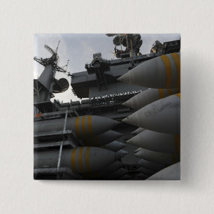 Stacked ordnance ready to be loaded 2 inch square button