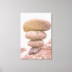 Stacked Rocks Canvas Print