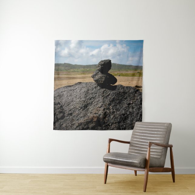 Stacked Rocks Tapestry (In Situ)