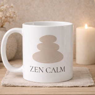Stacked Stone Calm Classic Mug, 11 oz Coffee Mug