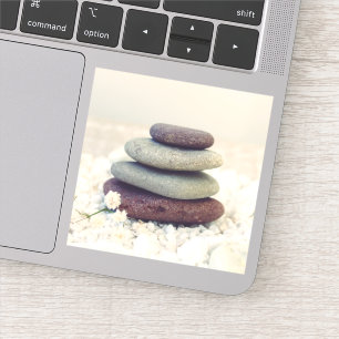 Stacked Stones Meditative Cairn