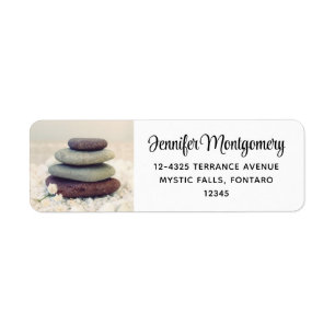 Stacked Stones Meditative Cairn Address