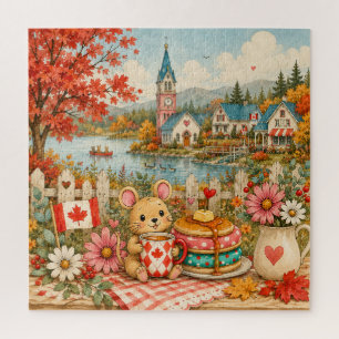 Stacked with Love Canadian Thanksgiving  Jigsaw Puzzle