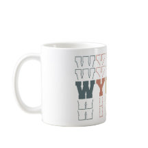 Stacked Wyoming Word Art