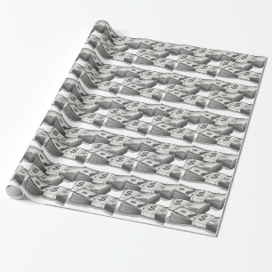 Stacks of Cash Wrapping Paper