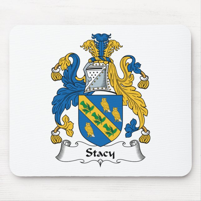 Stacy Family Crest Mouse Pad (Front)