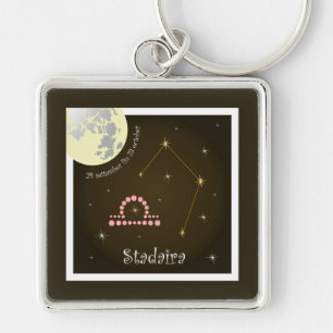 Stadaira 24 settember fin 23 october keychain