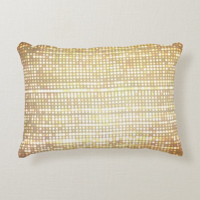 Stadium lights, abstract neon background. accent pillow (Front)