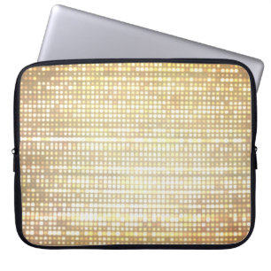 Stadium lights, abstract neon background. laptop sleeve