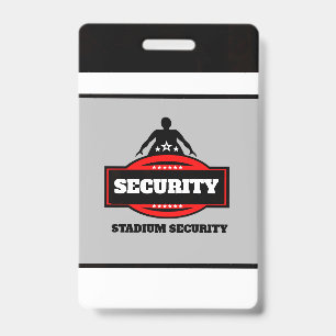 Stadium Security Badge
