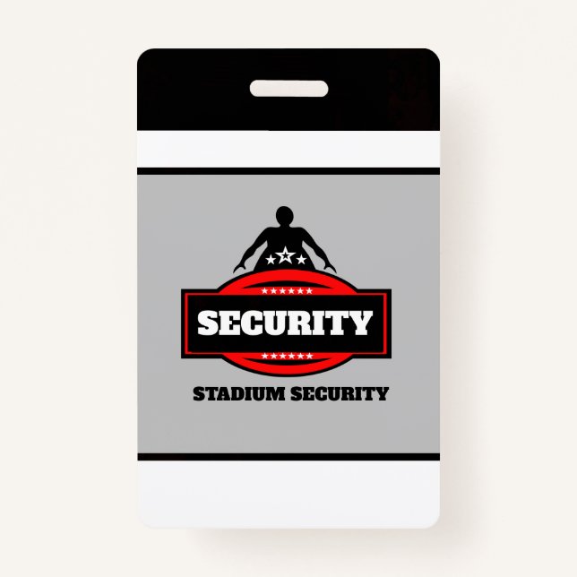 Stadium Security Badge  (Front)